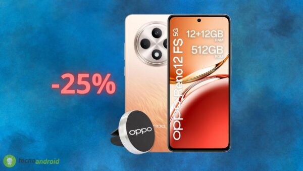 Amazon ASSURDA con lo sconto del 25% su Oppo Reno12 FS