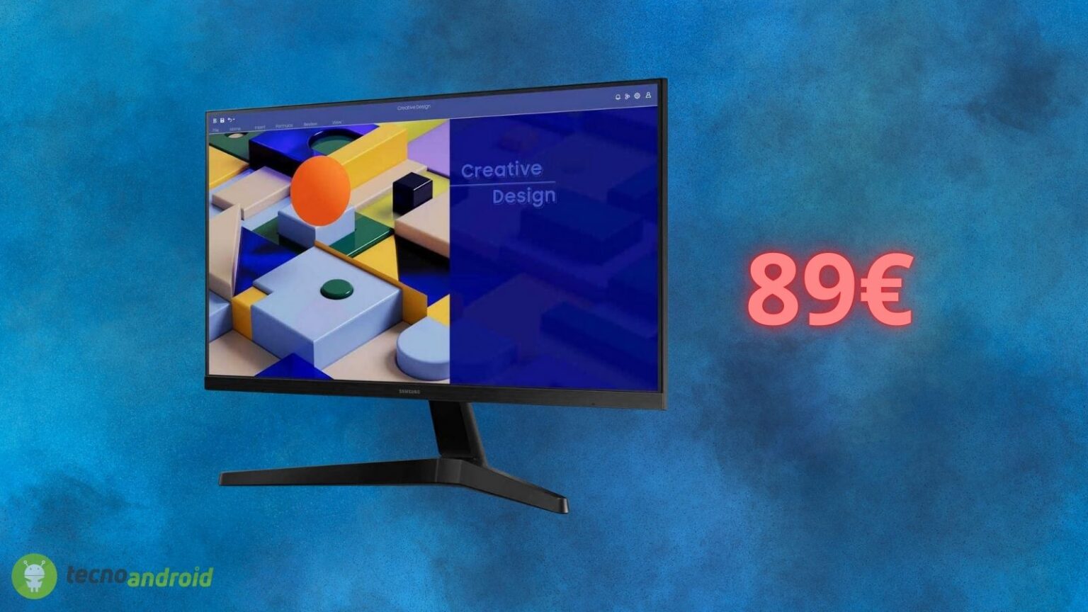 Monitor Samsung, che OFFERTA su Amazon: costa solo 89 euro