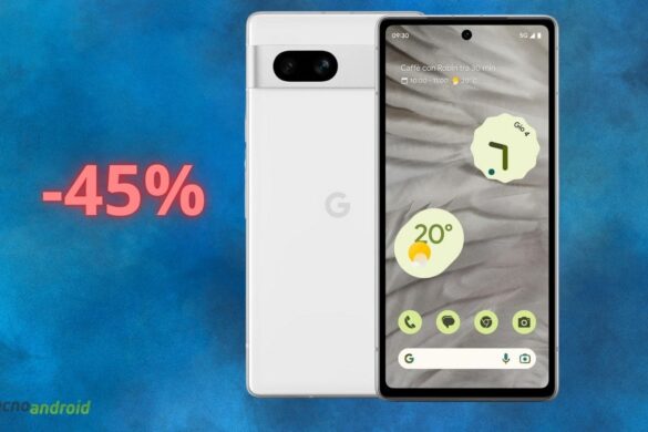 Amazon ASSURDA: il Google Pixel 7a è scontato del 45%