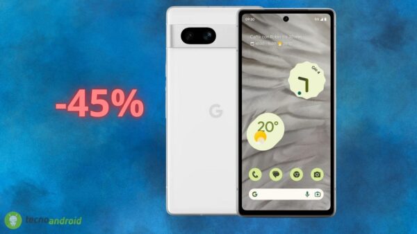 Amazon ASSURDA: il Google Pixel 7a è scontato del 45%