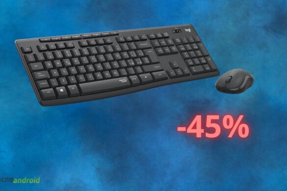 Amazon sconta del 45% il set tastiera e mouse di LOGITECH: costa pochissimo
