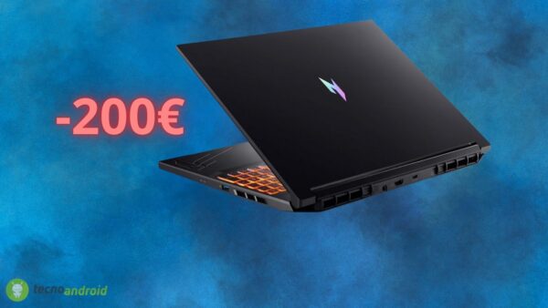 Amazon è IMPAZZITA: sconta di 200 euro il notebook GAMING Acer Nitro V 16