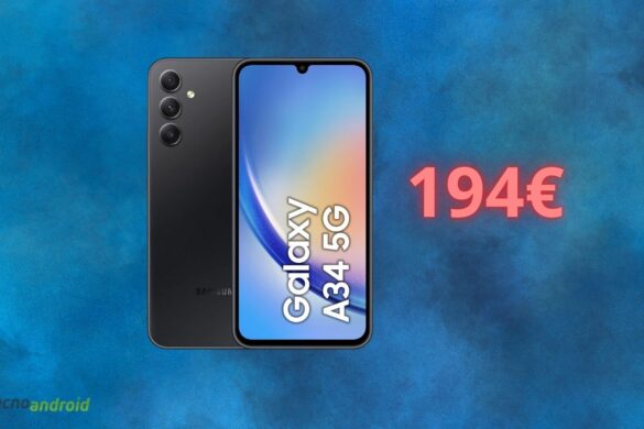 Samsung Galaxy A34: costa MENO di 200 euro su AMAZON oggi