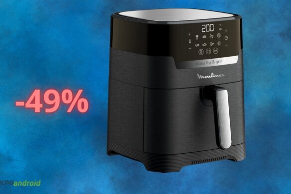 Amazon è PAZZA: sconta del 49% la friggitrice ad aria Moulinex