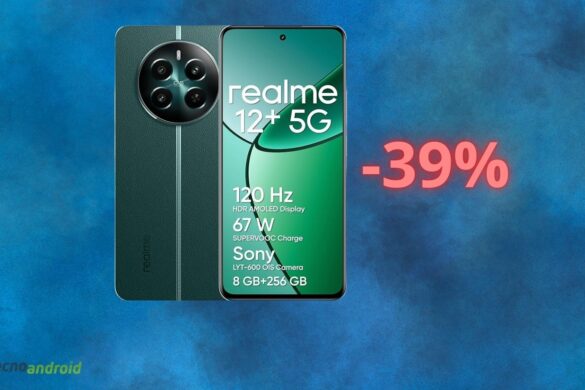 Realme 12+, che OFFERTA su Amazon, oggi è in SCONTO del 39%