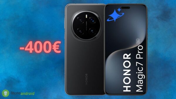 Amazon SHOCK: sconto di 400 euro su Honor Magic7 Pro solo OGGI