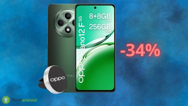 Oppo Reno12 F: PAZZA offerta del 34% su Amazon solo OGGI