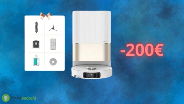 Dreame X40 Ultra, sconto PAZZO di 200 euro su Amazon per il robot aspirapolvere