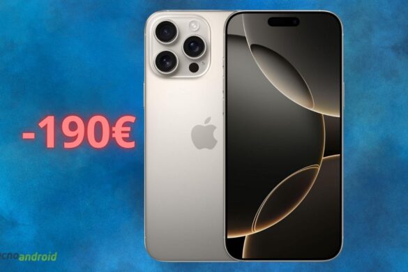 Apple iPhone 16 Pro Max: sconto ASSURDO di 190 euro su Amazon