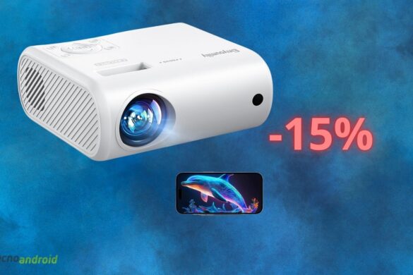 Proiettore 4K con DOPPIO COUPON gratis in offerta su Amazon
