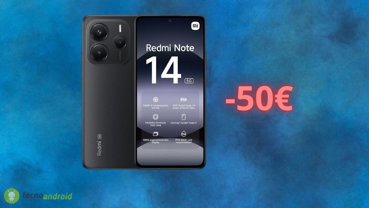 Xiaomi Redmi Note 14, il prezzo CROLLA su Amazon con il nuovo SCONTO