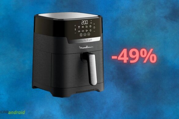 Friggitrice ad aria MOULINEX ad un prezzo MAI VISTO: sconto del 49% su Amazon