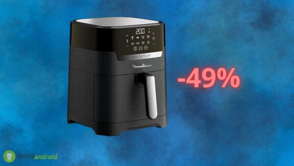 Friggitrice ad aria MOULINEX ad un prezzo MAI VISTO: sconto del 49% su Amazon