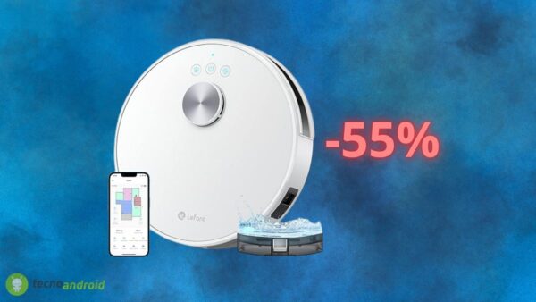 Robot aspirapolvere LEFANT M1 in OFFERTA del 55% su Amazon solo OGGI