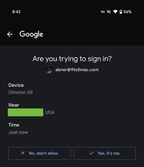 Google introduce un ulteriore livello di sicurezza per il Google Prompt, richiedendo un'ulteriore verifica tramite impronta digitale, riconoscimento facciale o PIN.