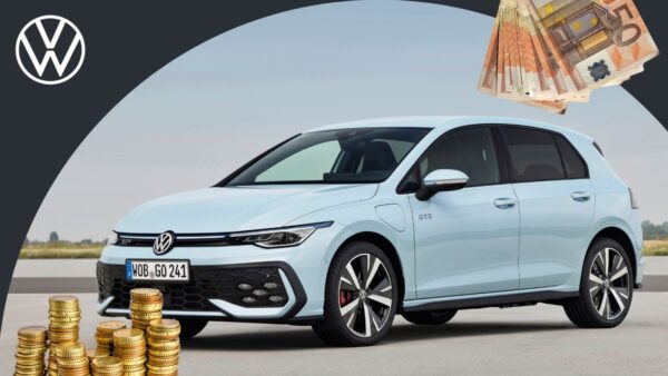 Volkswagen Golf a Berlino: il pagamento per il parcheggio ammonta a 200 mila euro
