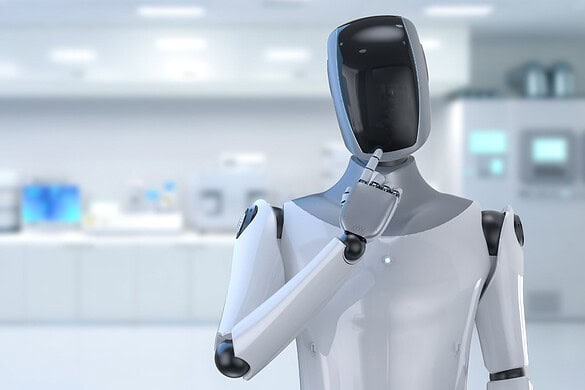 Robot umanoide specializzato nel processo di lucidatura