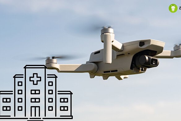 Drone trasporta campioni biologici in 15 minuti