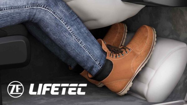 ZF Lifetec presenta l’Active Heel Airbag, un airbag per i piedi che riduce il rischio di lesioni alle gambe in caso di incidente.