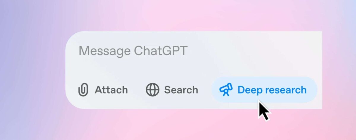 OpenAI ChatGPT Deep Research