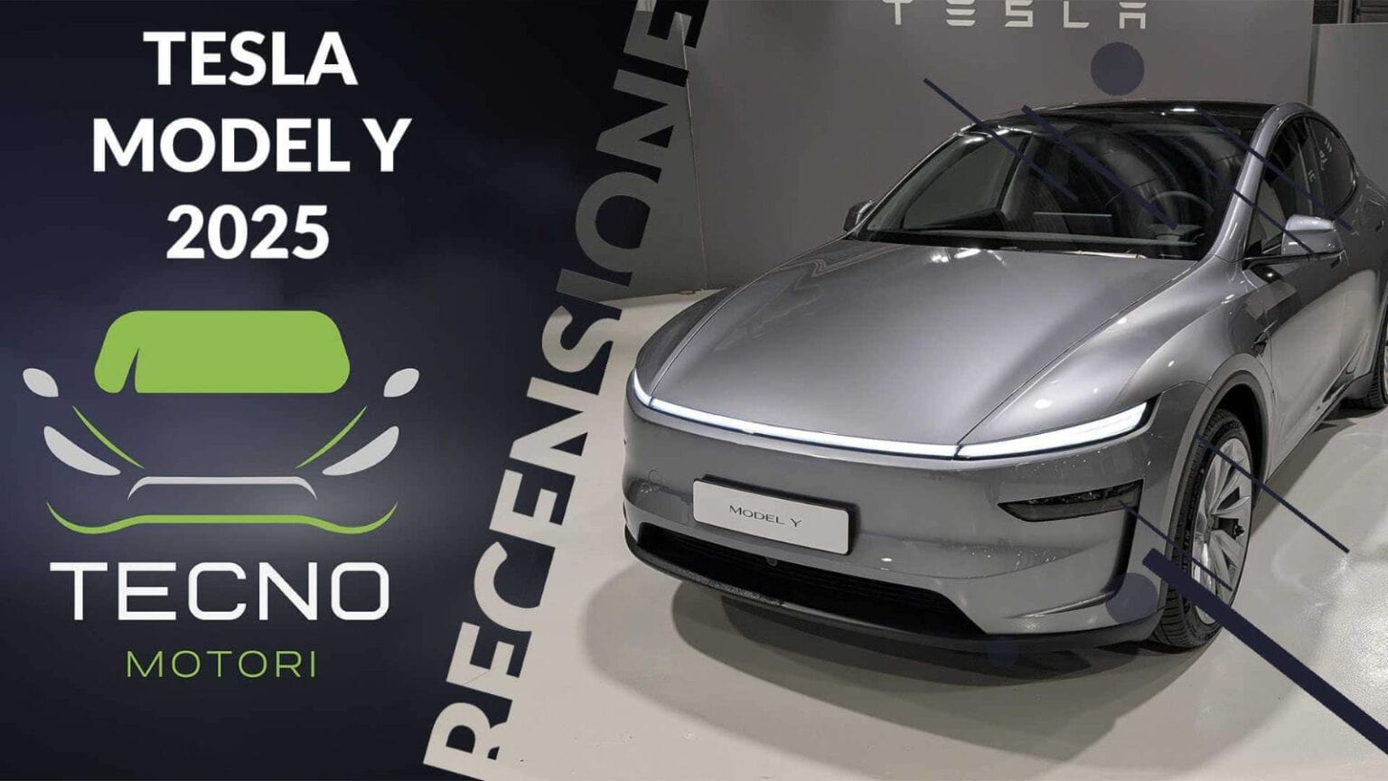 Tesla Model Y 2025: anteprima di una vettura dal design futuristico