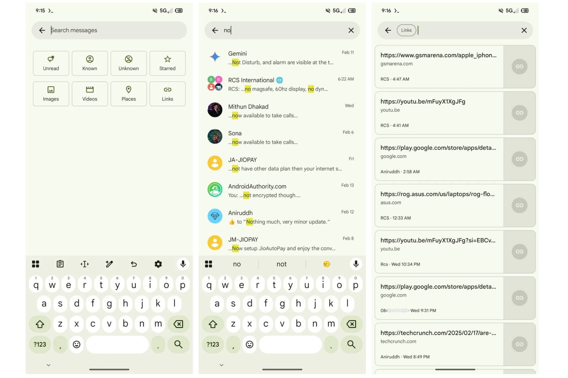 Google Messaggi: ora sarà più semplice trovare i messaggi più datati _1