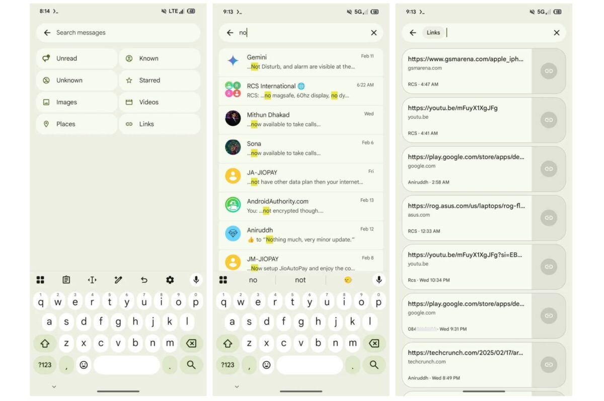Google Messaggi: ora sarà più semplice trovare i messaggi più datati