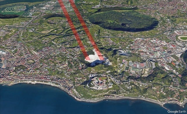 Campi Flegrei terremoto previsione ISS spazio sensore ECOSTRESS
