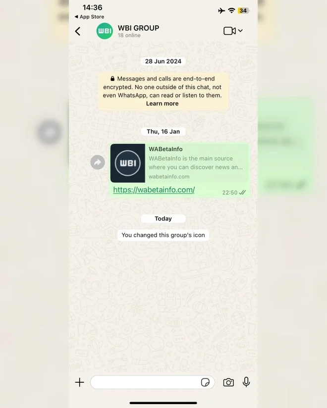 WhatsApp iOS contatore utenti gruppi