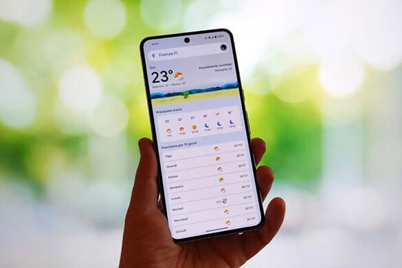 Google aggiorna Meteo Pixel: ora salvare la posizione è più semplice
