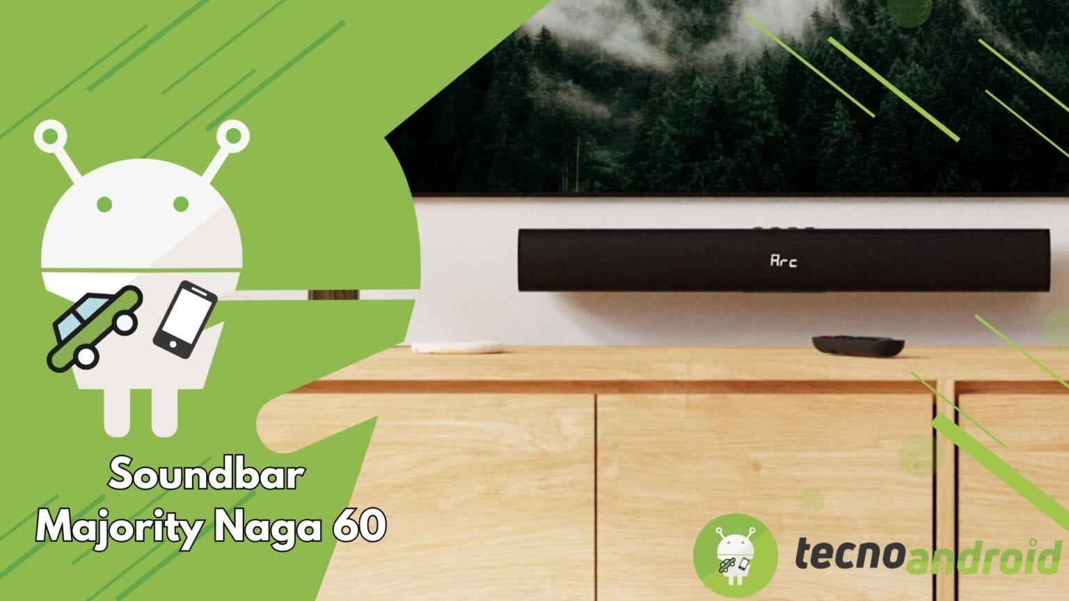 Majority Naga 60: la soundbar da 120 W di potenza che tutti vorrebbero, la recensione