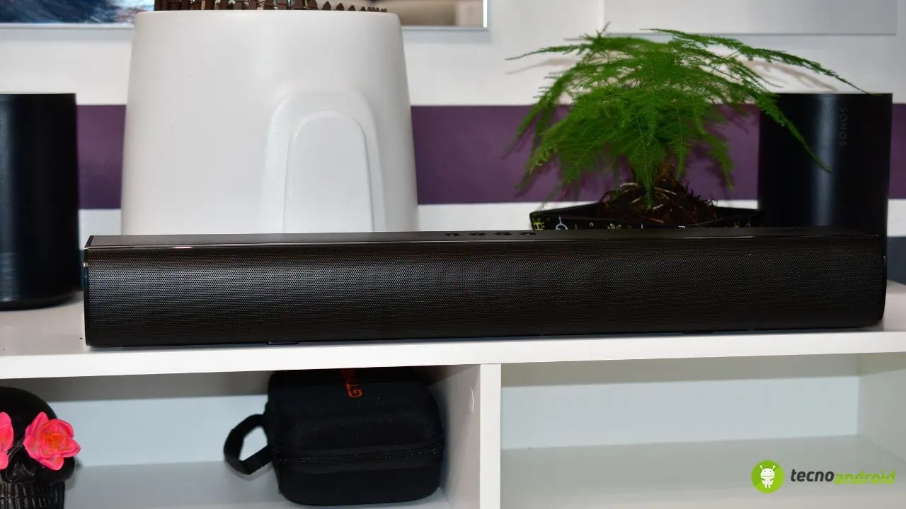 Majority Soundbar TV Naga 60 Plus | 300W Audio Potente con Subwoofer Wireless | Bluetooth 5.0, HDMI ARC, Ottico, USB | Montaggio a Parete & Telecomando Inclusi Majority Soundbar TV Naga 60 Plus | 300W Audio Potente con Subwoofer Wireless | Bluetooth 5.0, HDMI ARC, Ottico, USB | Montaggio a Parete & Telecomando Inclusi