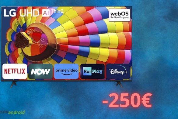 Smart TV LG a meno di 500 euro: oggi è scontata di 200 euro su Amazon