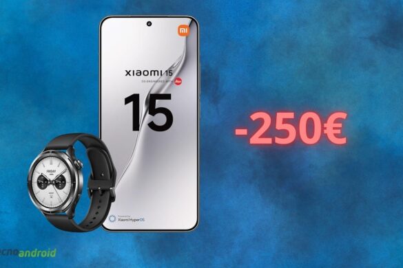 Xiaomi 15 con Watch S4 in REGALO è in super OFFERTA su Amazon