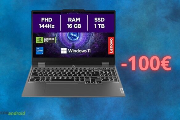 Amazon fa un REGALO a tutti: sconto da NON PERDERE sul notebook LENOVO da gaming