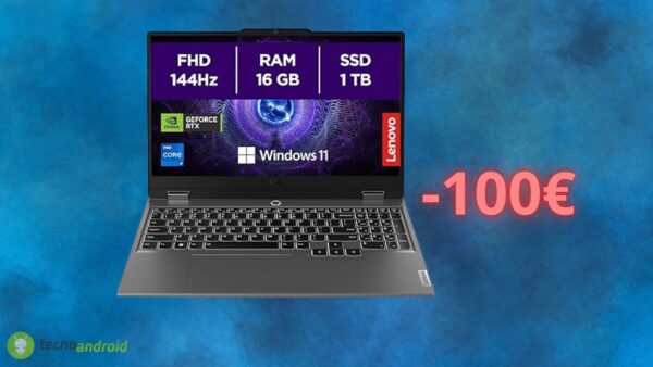 azon fa un REGALO a tutti: sconto da NON PERDERE sul notebook LENOVO da gaming