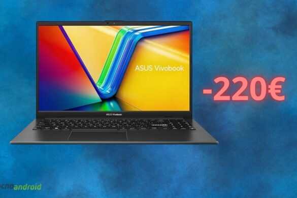 Notebook ASUS con sconto di 220 euro su Amazon: l’OFFERTA più FOLLE