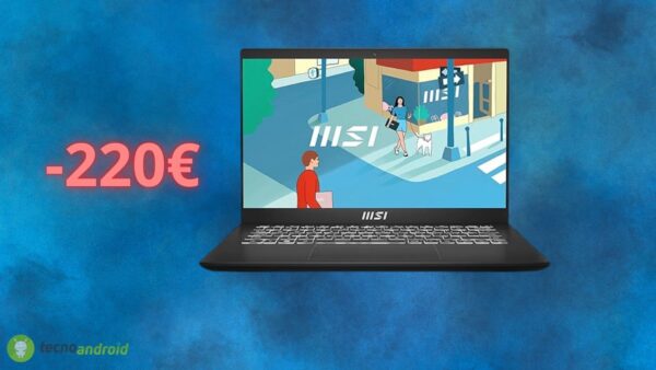 Amazon fa CROLLARE oggi il prezzo del notebook MSI da gaming: costa 200 euro in meno