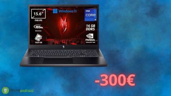 Amazon fa CROLLARE il prezzo del notebook da gaming di ACER