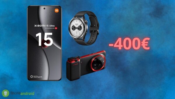 Xiaomi 15 Ultra: sconto PAZZO con due REGALI su Amazon