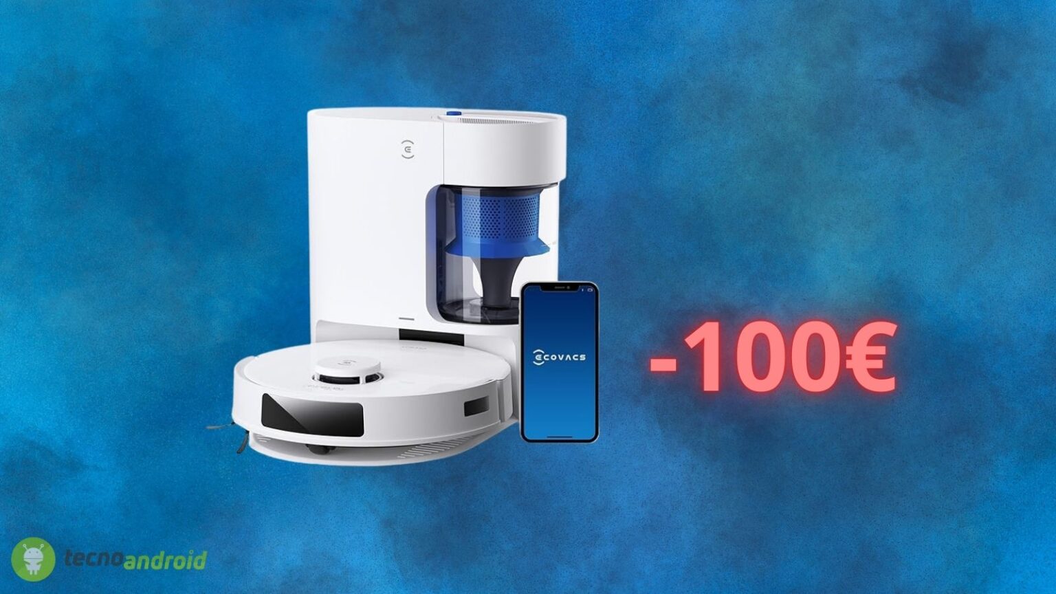 Amazon è FOLLE: lo sconto di 100 euro sul robot aspirapolvere Ecovacs Deebot N20 Plus