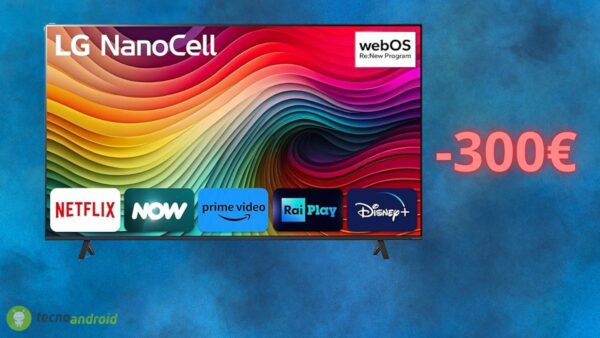 Smart TV LG con quasi 300 euro di sconto solo OGGI su AMAZON