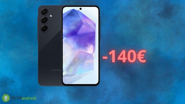 Samsung Galaxy A55, il prezzo CROLLA su Amazon: il risparmio è elevato