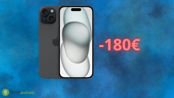 Apple iPhone 15 è in OFFERTA SHOCK di 180 euro su Amazon