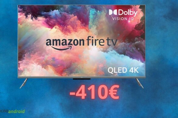 Amazon SCONTA una smart TV QLED di 400 euro, l’offerta è IRRESISTIBILE