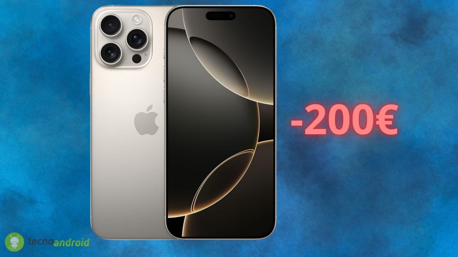 Apple iPhone 16 Pro Max: oltre 200 euro di SCONTO su Amazon, utenti felicissimi