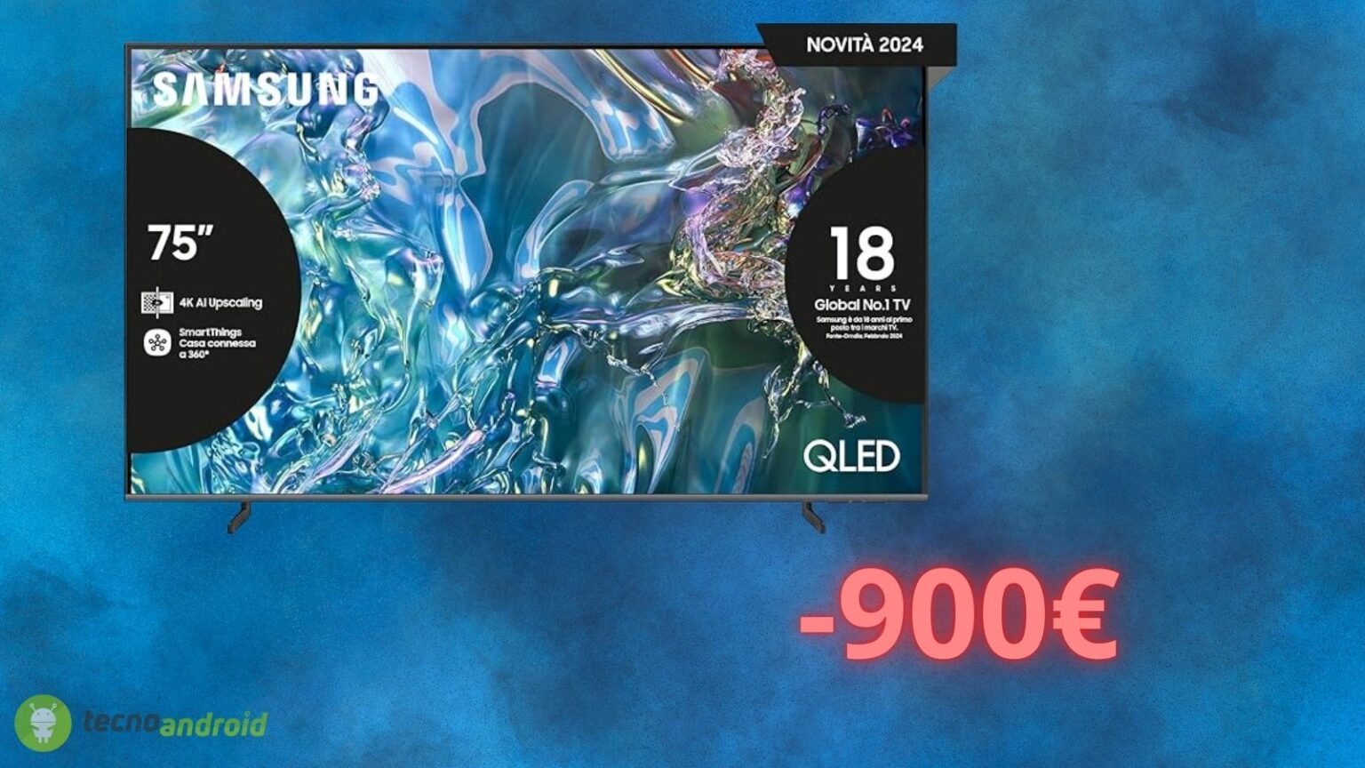 Smart TV SAMSUNG in sconto di 900 euro su AMAZON: un'offerta ASSURDA