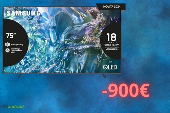 Smart TV SAMSUNG in sconto di 900 euro su AMAZON: un’offerta ASSURDA