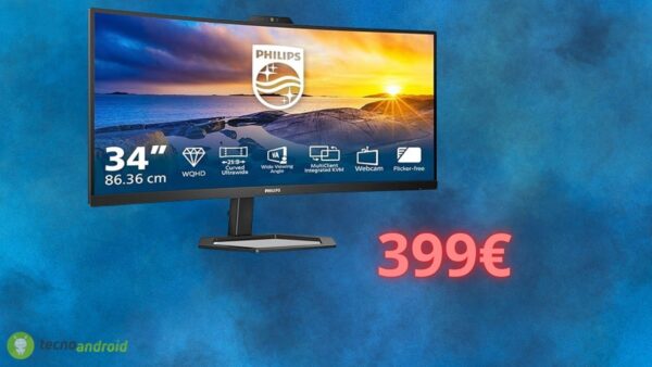 Monitor PHILIPS curvo ad un prezzo ASSURDO su Amazon