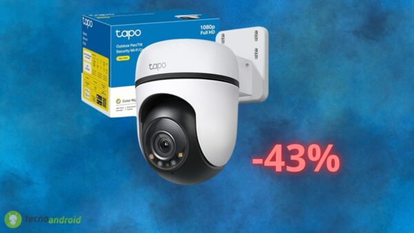 Amazon SPEZZA del 43% il prezzo della telecamera di sicurezza TAPO C500